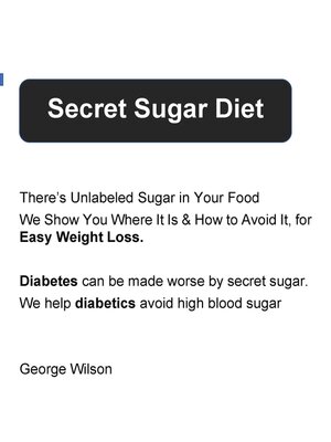 cover image of Secret Sugar Diet